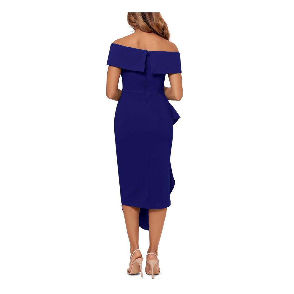Betsy & Adam Womens Modern Dresses, Night, 6 US - Picture 2 of 4
